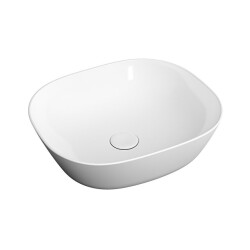 VitrA Clean Plural Kare Alçak Çanak Lavabo 45 cm, Beyaz - VİTRA