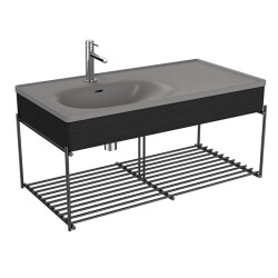 VitrA Equal Lavabo Ünitesi, 100 cm, Raflı - VİTRA