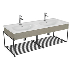 VitrA Equal Lavabo Ünitesi, 130 cm Raflı - VİTRA