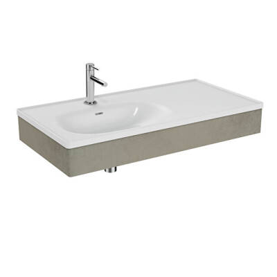 VitrA Equal Lavabo Ünitesi Beton 100 cm - 1