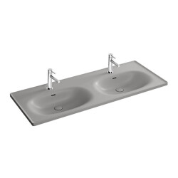 VitrA Equal Mat Gri 130 cm Etajerli Lavabo - VİTRA