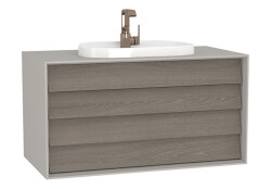 VitrA Frame 100 cm Çift Çekmeceli Lavabo Alt Dolabı - VİTRA