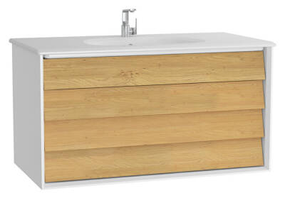 VitrA Frame 100 cm Çift Çekmeceli Lavabo Alt Dolabı - 1