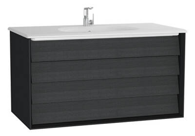 VitrA Frame 100 cm Çift Çekmeceli Lavabo Alt Dolabı - 1
