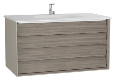 VitrA Frame 100 cm Çift Çekmeceli Lavabo Alt Dolabı - 1