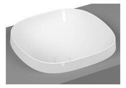 VitrA Frame 41 cm Mat Beyaz Tezgah Üstü Kare Lavabo - VİTRA