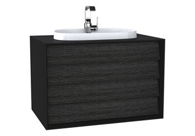 VitrA Frame 80 cm Çift Çekmeceli Lavabo Alt Dolabı - 1