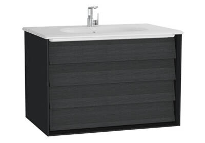 VitrA Frame 80 cm Çift Çekmeceli Lavabo Alt Dolabı - 1