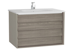 VitrA Frame 80 cm Çift Çekmeceli Lavabo Alt Dolabı - VİTRA