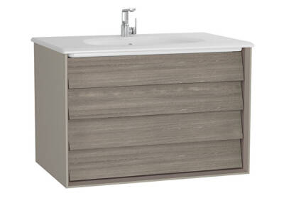 VitrA Frame 80 cm Çift Çekmeceli Lavabo Alt Dolabı - 1