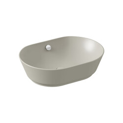 VitrA Geo Oval Çanak Lavabo Mat Bej, 55 cm - VİTRA