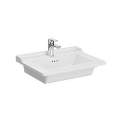 VitrA Integra Klasik Etajerli Lavabo Parlak Beyaz, 60 cm - VİTRA