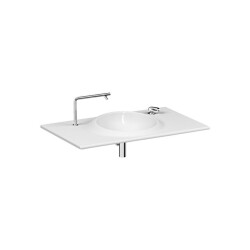 VitrA İstanbul Parlak Beyaz 100 cm Etajerli Lavabo - VİTRA
