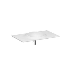VitrA İstanbul Parlak Beyaz 100 cm Etajerli Lavabo - VİTRA