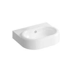 VitrA Liquid Beyaz Lavabo, 60 cm Armatür Deliksiz, Su Taşma Delikli - VİTRA