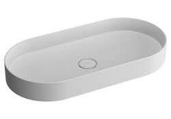 VitrA Memoria 80 cm Beyaz Oval Çanak Lavabo - VİTRA