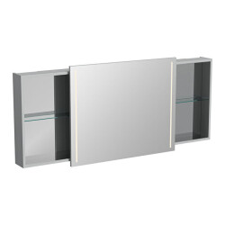 VitrA Memoria Dolaplı Ayna, 150 cm, Parlak Gri - VİTRA