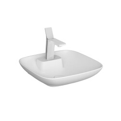 VitrA Memoria Mat Beyaz Kare Lavabo 45 cm - VİTRA