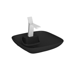 VitrA Memoria Mat Siyah Kare Lavabo 45 cm - VİTRA