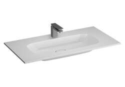VitrA Metropole 100 cm Mineral Döküm Etajerli Lavabo - VİTRA