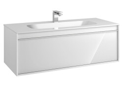 VitrA Metropole 120 cm Lavabo Alt Dolabı Parlak Beyaz - GROHE