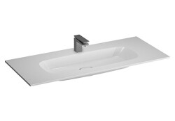 VitrA Metropole 120 cm Mineral Döküm Etajerli Lavabo - VİTRA
