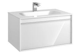 VitrA Metropole 80 cm Lavabo Alt Dolabı Parlak Beyaz - GROHE