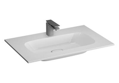 VitrA Metropole 80 cm Mineral Döküm Etajerli Lavabo - 1
