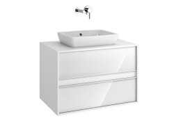 VitrA Metropole Lavabo Dolabı, 80 cm, Parlak Beyaz - VİTRA