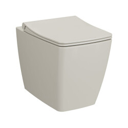 VitrA Metropole Rim-ex Mat Bej Kanalsız DTD Yerden Tek Klozet - VİTRA