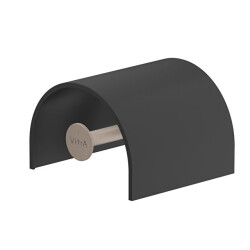 VitrA Origin Tuvalet Kağıtlığı, Kapaklı, Fırçalı Nikel - VİTRA