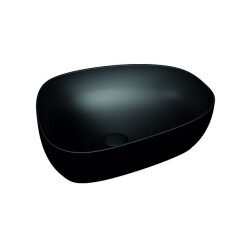 VitrA Outline 56 cm Mat Siyah Asimetrik Lavabo - VİTRA