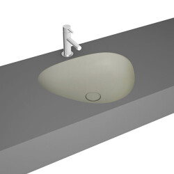 VitrA Plural 47 cm Mat Bej Üçgen Tezgah Altı Lavabo - VİTRA