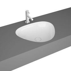 VitrA Plural 47 cm Parlak Beyaz Üçgen Tezgah Altı Lavabo - VİTRA