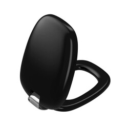 Vitra Plural Klozet Kapağı Yavaş Kapanır, Kolay Çıkabilir, Mat Siyah - VİTRA