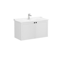VitrA Root Classic Lavabo Dolabı, 100 cm, Mat Açık Gri - VİTRA