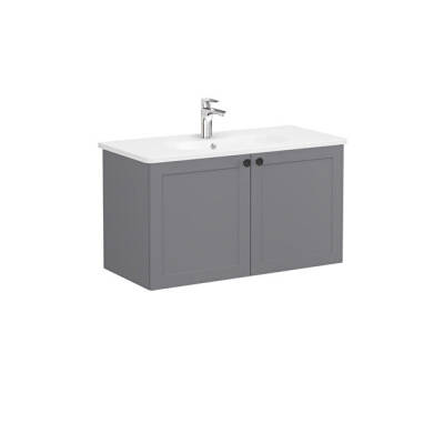 VitrA Root Classic Lavabo Dolabı, 100 cm, Mat Gri - 1