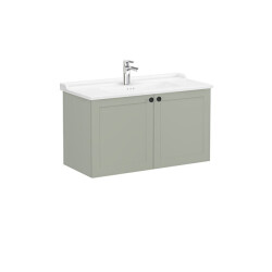 VitrA Root Classic Lavabo Dolabı, 100 cm, Mat Retro Yeşil - VİTRA