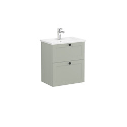 VitrA Root Classic Lavabo Dolabı, 60 cm, Mat Retro Yeşil - VİTRA