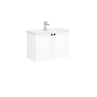 VitrA Root Classic Lavabo Dolabı, 80 cm, Mat Beyaz - 1