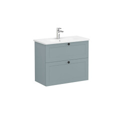 VitrA Root Classic Lavabo Dolabı, 80 cm, Mat Fiyord Yeşili - VİTRA