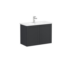 VitrA Root Classic Lavabo Dolabı, 80 cm, Mat Grafit - VİTRA