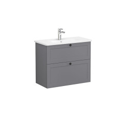 VitrA Root Classic Lavabo Dolabı, 80 cm, Mat Gri - VİTRA