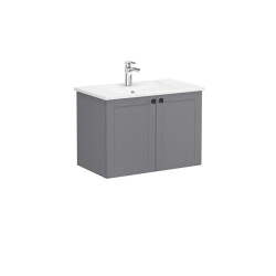 VitrA Root Classic Lavabo Dolabı, 80 cm, Mat Gri - VİTRA