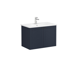 VitrA Root Classic Lavabo Dolabı, 80 cm, Mat Lacivert - VİTRA
