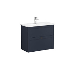 VitrA Root Classic Lavabo Dolabı, 80 cm, Mat Lacivert - VİTRA