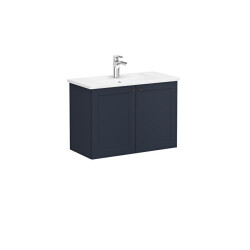 VitrA Root Classic Lavabo Dolabı, 80 cm, Mat Lacivert - VİTRA