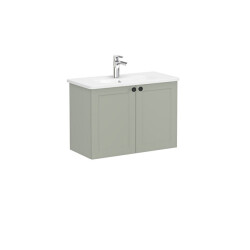 VitrA Root Classic Lavabo Dolabı, 80 cm, Mat Retro Yeşil - VİTRA
