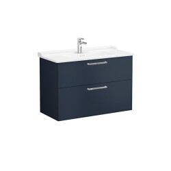 VitrA Root Flat 100 cm Mat Lacivert Lavabo Alt Dolabı - VİTRA