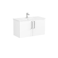 VitrA Root Flat 100 cm Parlak Beyaz Lavabo Alt Dolabı - VİTRA